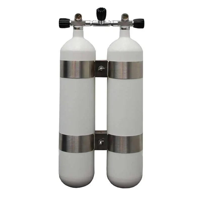 Doppelgerät 232 Bar, G5/8, Absperrbrücke, V 4 Tec Schellen 2 x 15L Mega-Angebot