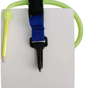 Unterwasser Schreibtafel 15 x 12 cm mit Clip und Stift Expressversand