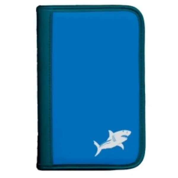 Markenware sub-book Taucherlogbuch blau, Weißer Hai