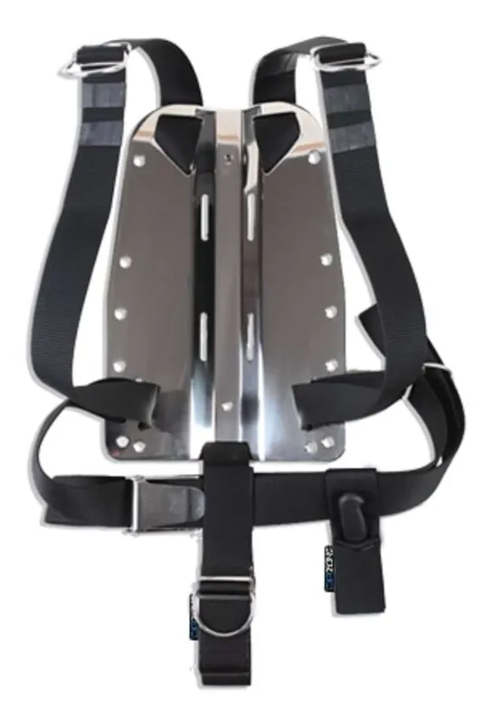 DIRZONE Edelstahl Backplate poliert 6mm mit Harness Jetzt Kaufen