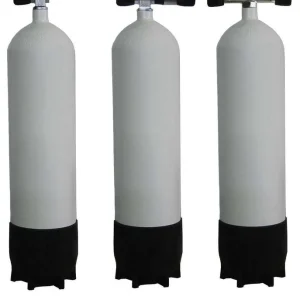 Sichere Zahlung ECS Tauchflasche, Tauchgerät, Stahl, 232 Bar, 12L lang