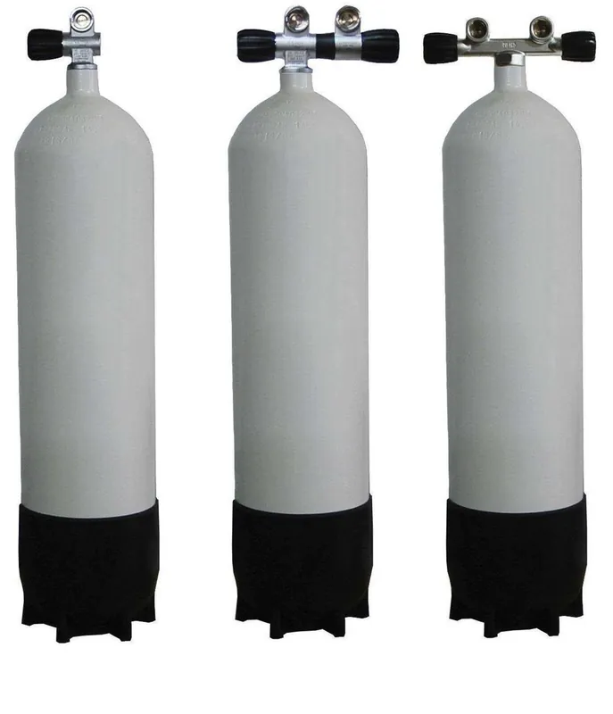 Sichere Zahlung ECS Tauchflasche, Tauchgerät, Stahl, 232 Bar, 12L lang