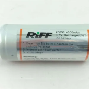 Ersatzakku 26650 BMS 4000mAh für Riff-TL 3000, TL-3500, TL-4000, CDL2 Sichere Zahlung