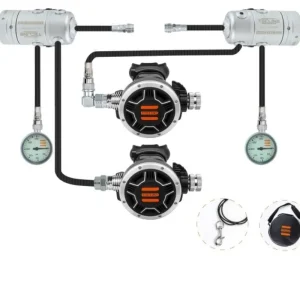 Neu Im Sortiment TECLINE Atemregler R2 - TEC1 Sidemount Set