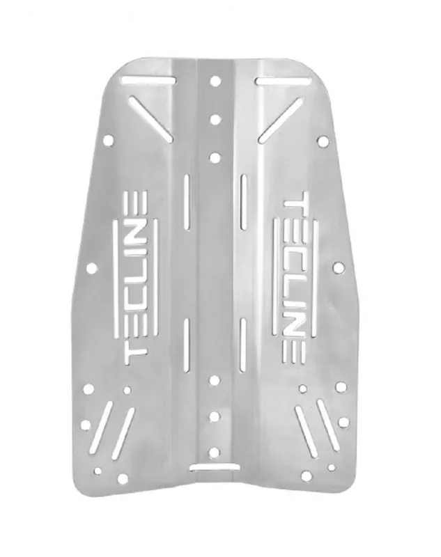 Neu Im Sortiment TECLINE Aluminium-Backplate (3 mm), pulverbeschichtet, grau