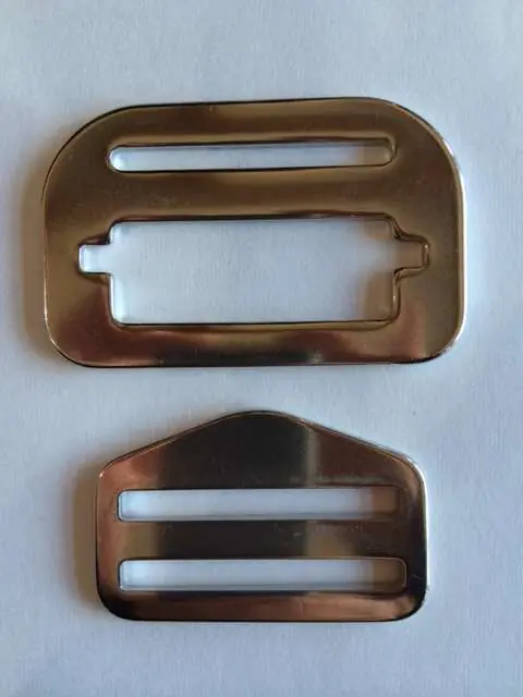 Geprüft Verstellbare Gurtschnalle, Harness Schnalle 50mm, Adjustable Belt Buckle (1 Set)