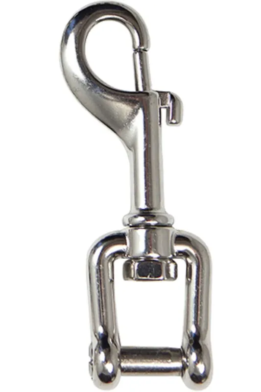 Sonderangebot Highland HL911 10cm Schäkel, Bollt Snap Wirbelkarabiner 10cm