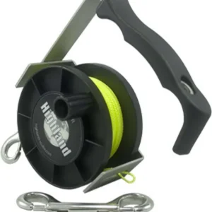 Reel Gelbe Leine, 88m mit Double Ender & Bolt Snap Garantierte Lieferung