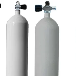 Jetzt Kaufen ECS Tauchflasche, Tauchgerät, Stahl, 12l lang, 232bar, konkaver Boden