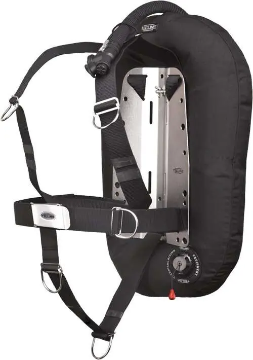 Tecline Wing Set Donut 15 mit DIR Harness und Edelstahl Backplate Zertifiziert