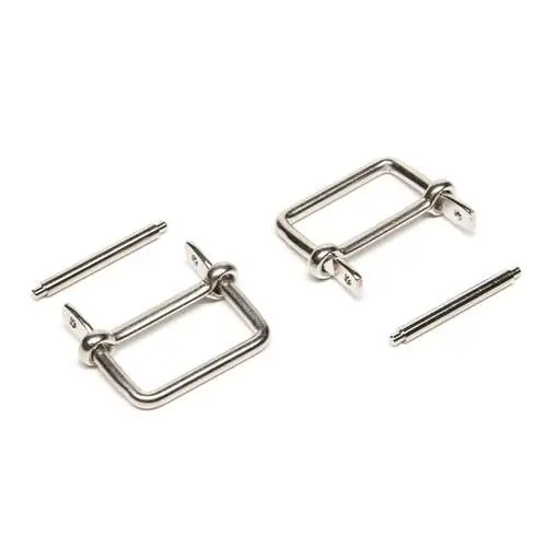 Neu Im Sortiment XS SCUBA Schnallen Set Buckles and Pins Kit chrome 2,9 cm/ 1.125 inch