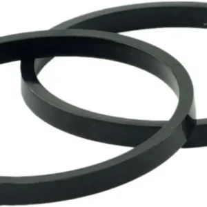 Dirzone Rolock 2 Ersatzringe schwarz (paar) Neu