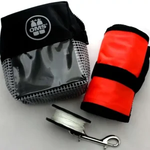 OMS Bojen Set Safety 6.0 Grau (1,8 meter Hybrid SMB, Spool 75 und Safety Pocket grau / schwarz) Online Kaufen