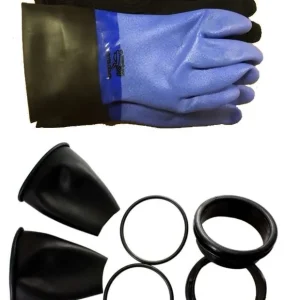 Nordic Blue Trockentauchhandschuhe mit Ring-System, Handschuhsystem Neu