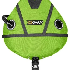 Zertifiziert xDEEP STEALTH 2.0 REC Full Set - Sidemount Komplettset lime
