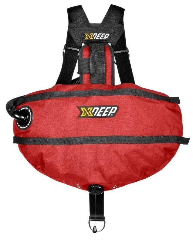 Sichere Zahlung xDEEP STEALTH 2.0 CLASSIC Full Set - Sidemount Komplettset rot