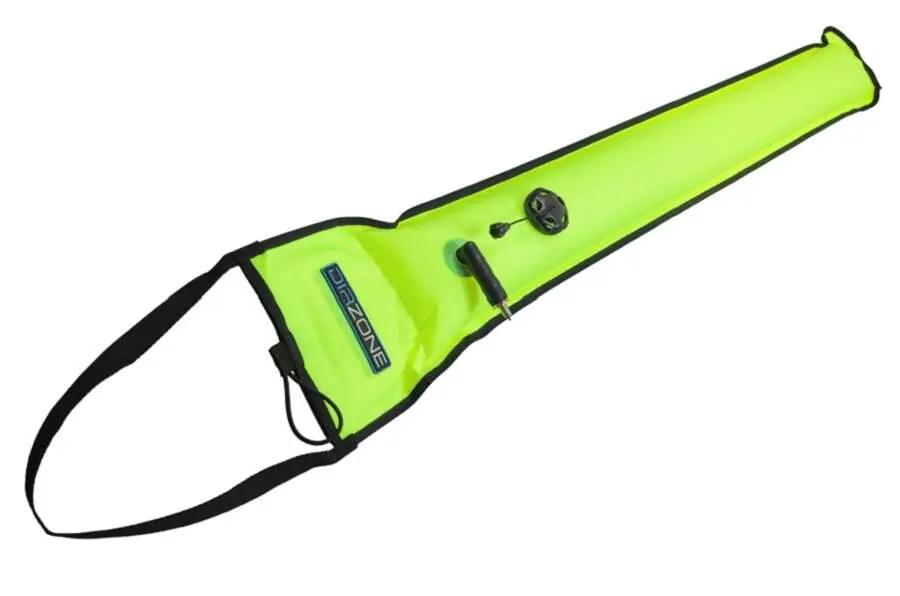 DIRZONE Dekoboje 122cm, mit Entenschnabelventil, kleines OPV, Gelb Sonderaktion