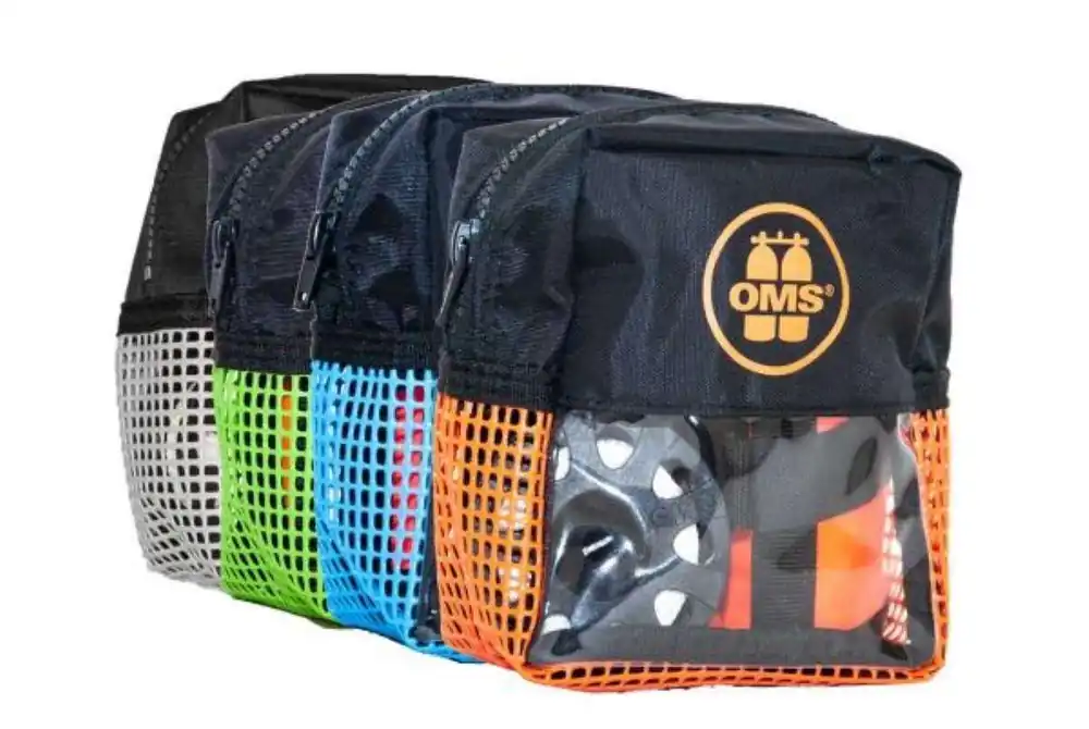 Zertifiziert OMS Bojen Set Safety 3.3 SMB Hybrid 1m, 75 Spool, Bag Miami blau