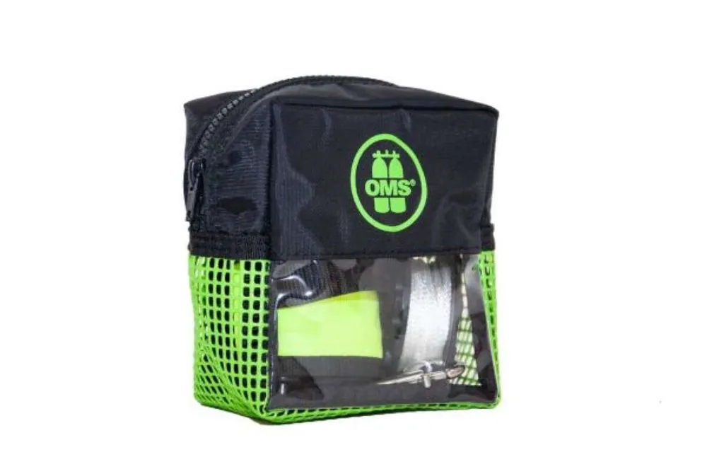 OMS Bojen Set Safety 3.3 SMB Hybrid 1m, 75 Spool, Bag Lizard Grün Neuheit