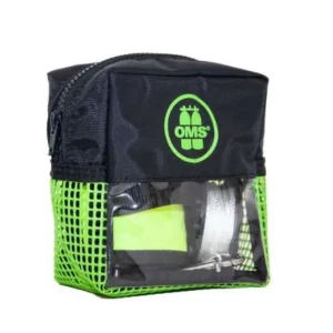 Online Kaufen OMS Bojen Set Safety 6.0 Slim open 1,8m Hybrid SMB, 75 Spool, Bag Lizard Grün