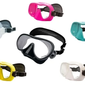 Schnäppchen Oceanic Tauchermaske Mini Shadow mit Neoprenmaskenband
