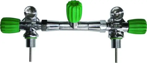Beliebt BtS Nitrox Brückenventil für Doppel 8,10 und 12 Liter (Flaschendurchmesser 171mm)