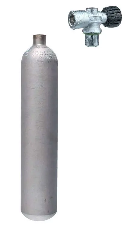 3L Faber Stahl Hot Dipped Rebreather Diluent Flasche 300 Bar Neu Im Sortiment
