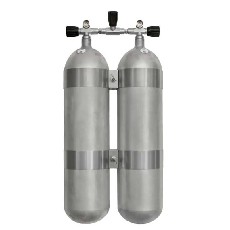 Faber Doppelgerät 10L/300 bar Hot Dipped - V4Tec Schellen und Absperrbrücke Zertifiziert