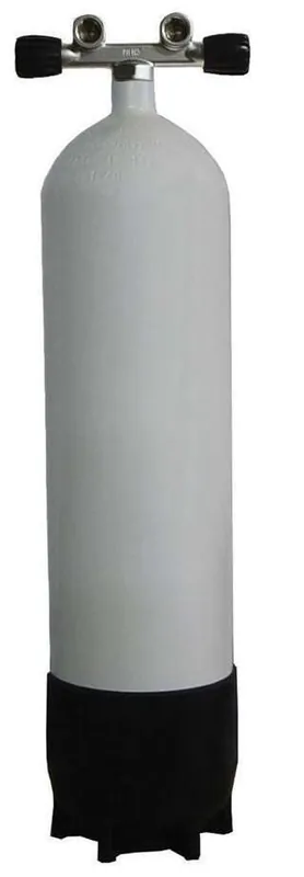 Sichere Zahlung Tauchflasche, Tauchgerät, Stahl, 300 Bar, 10L - Doppelventil breiter Abstand