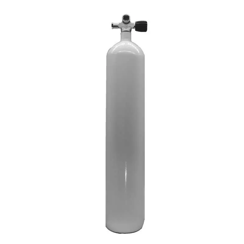 Echt ECS Tauchflasche 8,5L /232 bar Stahl konkav - Brückenventil rechts