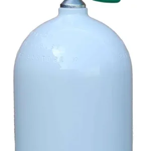 Kracherpreis Stage Aluminium Tauchflasche weiß, Nitrox M26x2, 5,7L 40cft, rechts