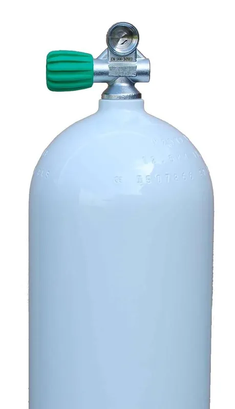 Stage Aluminium Tauchflasche weiß, Nitrox M26x2, 5,7L 40cft Wochenendangebot