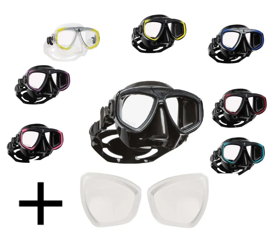 Rabatt Scubapro Tauchermaske Zoom EVO mit optischen Gläsern Konfigurator