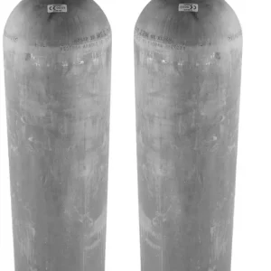 Sonderangebot Stage Aluminium Sidemount Tauchflaschen Set 80cft, 11,1L Dirty Beast
