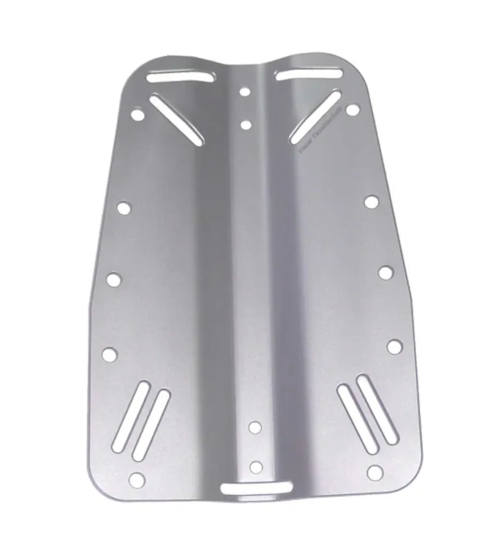 Heser kurze Edelstahl Backplate 6mm / 3,6kg Schneller Versand