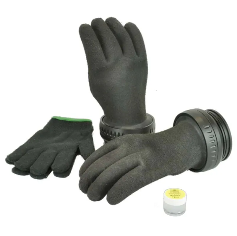 Aktuell Rolock 90 Trockentauch Handschuhsystem mit Trockentauchhandschuhen, schwarz