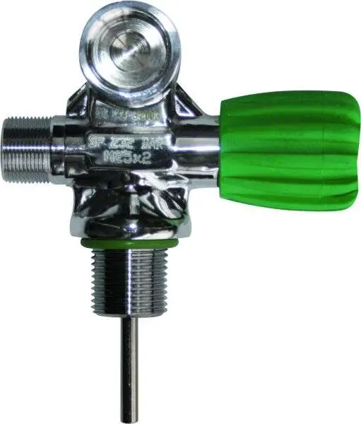 BtS Ventil RECHTS ausbaufähig, 230 Bar, EU NITROX M26/2, inkl. Rubber Knob Zertifiziert