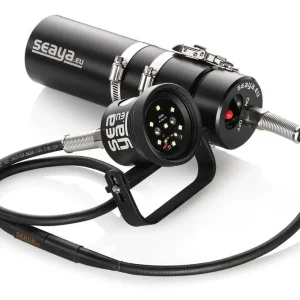 Finale Aktion Seaya Tanklampe, Tauchlampe, Videolampe LED 70W mit Akkutank 41,4Ah und E/O Cord