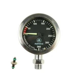 Apeks Tek Finimeter SPG 52mm 270 bar schwarz Nur Für Kurze Zeit