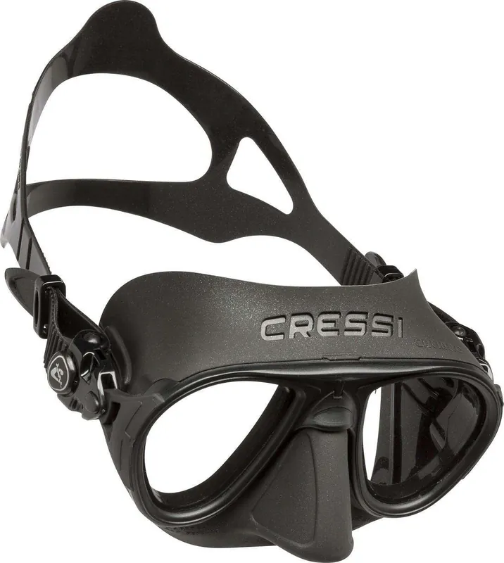 Versand Am Gleichen Tag Cressi Tauchermaske, Apnoemaske Calibro schwarz