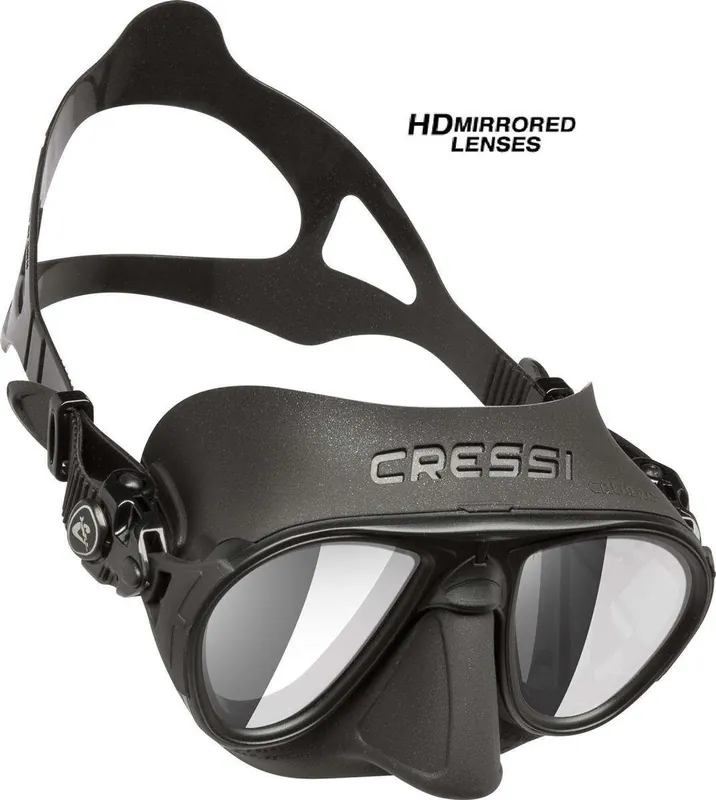 Cressi Tauchermaske, Apnoemaske Calibro schwarz HD Neue Kollektion