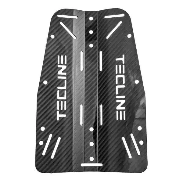 Tecline Kohlefaser-Backplate, 3 mm, Schwarz Nur Heute
