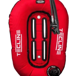 TECLINE Wing, Blase Donut 15 mit integriertem Monoadapter Rot Expressversand