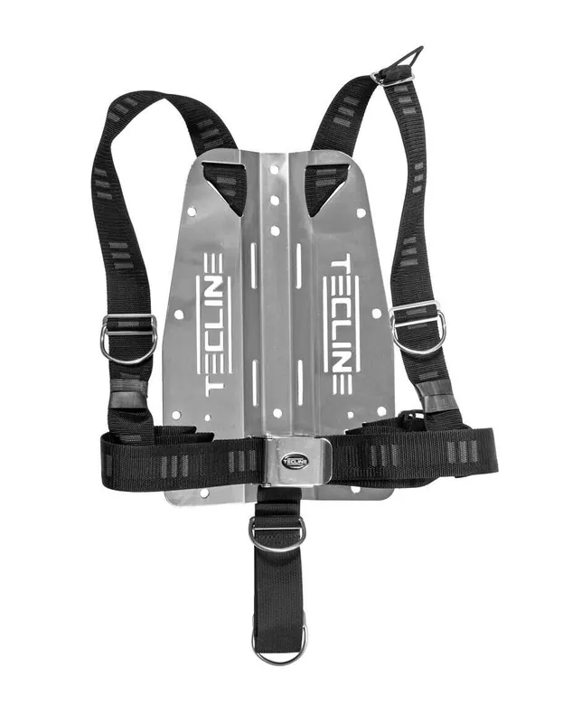 Kracherpreis Harness Tecline DIR weich, feste D-Ringe mit 3 mm Aluminium-Backplate