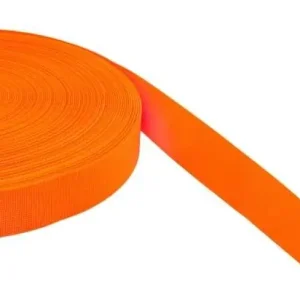 Tecline Harness, Gurtband, feste Ausführung für Backplate, 1m, Orange Echt