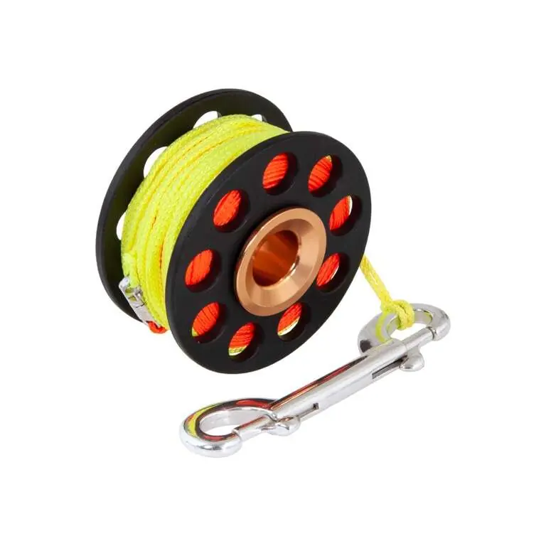 Sale Tecline Spool 30 m mit Spinner und Edelstahl-Doppelender (100 mm)