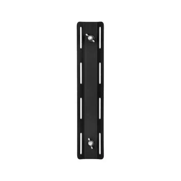 Tecline Aluminium-Monoadapter mit Schrauben und Muttern, schwarz, 270 g Markenware