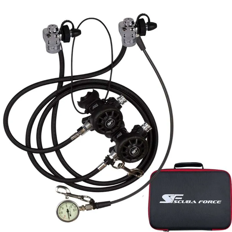 Scubaforce Atemregler Black Devil Pro Twin Tec Set Flex – Premium-Atemregler-Set für anspruchsvolle Taucher Abverkauf