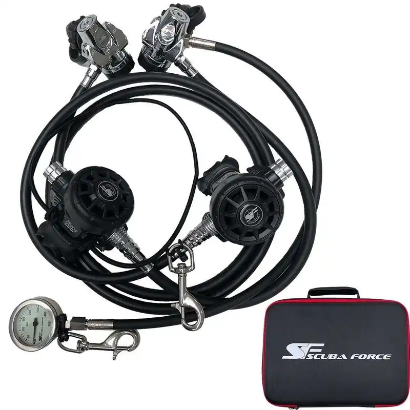 Scubaforce Atemregler Black Devil TEC Twin Tec Set – Premium-Atemregler-Set für anspruchsvolle Taucher Bestseller