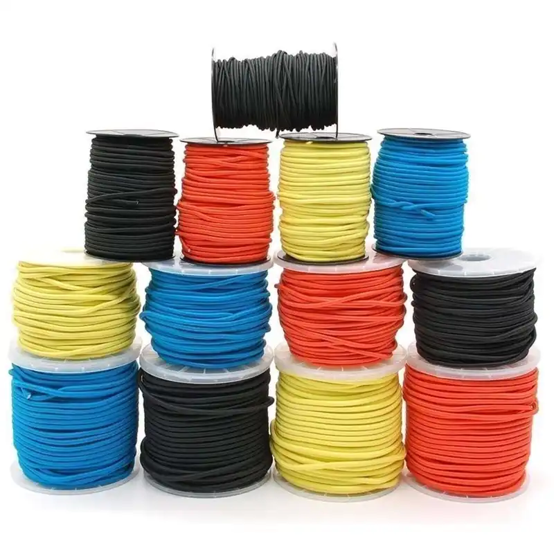 Angebot Polaris Bungee Cord 4 mm - Meterware- schwarz/gelb/blau/orange